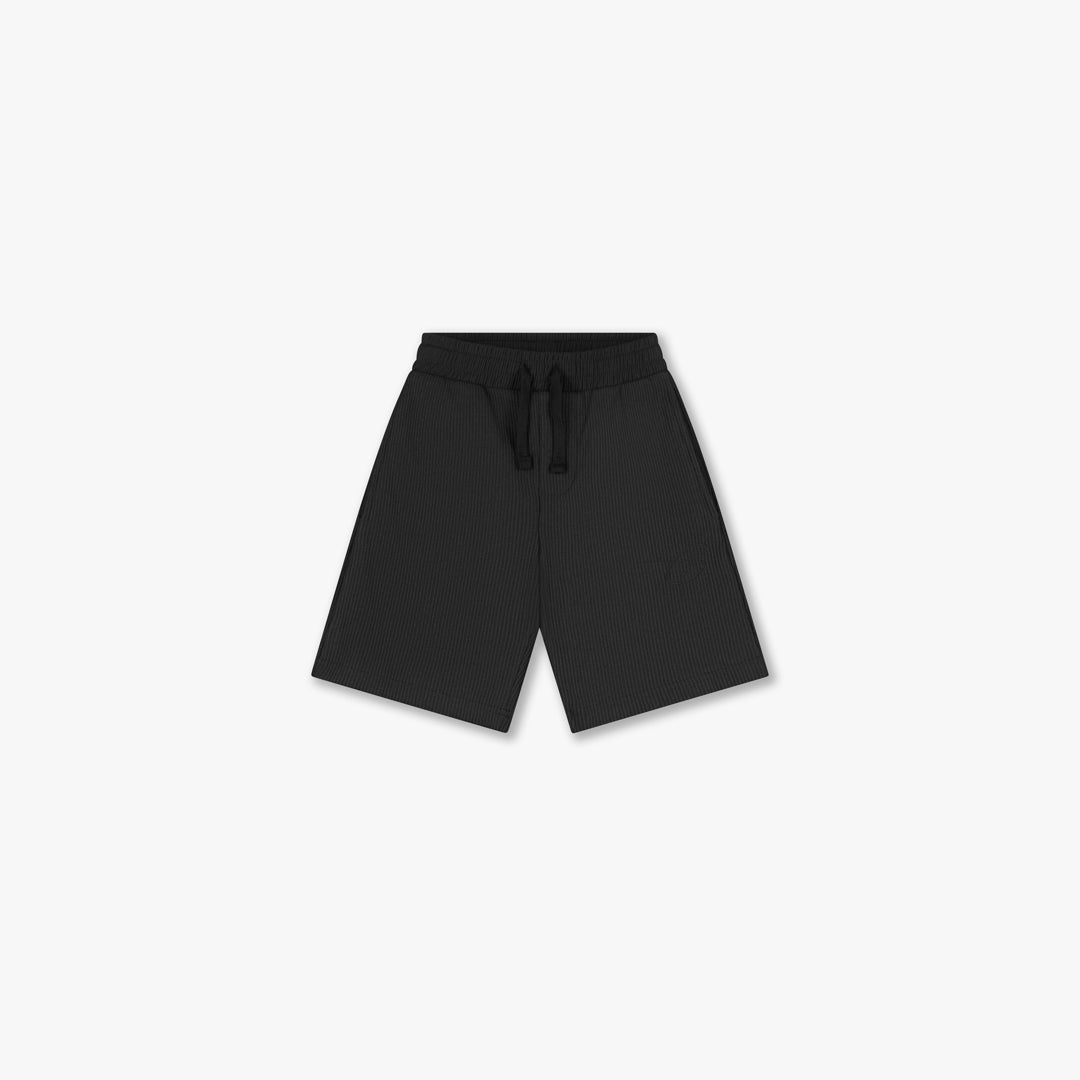  Croyez Mini Ribbed Shorts | Black
