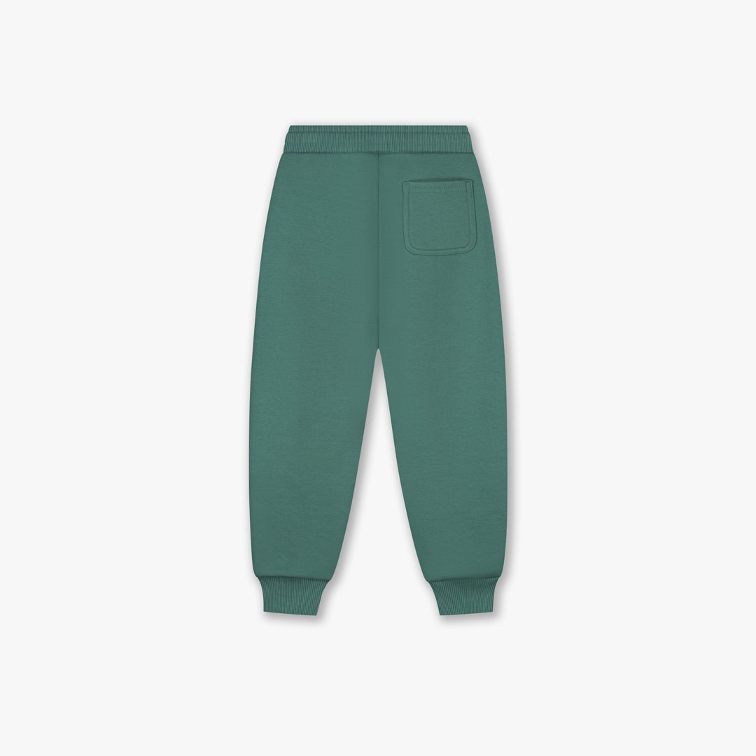 Croyez Mini Fraternité Sweatpants | Green/Off-White