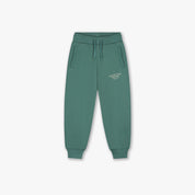 Croyez Mini Fraternité Sweatpants | Green/Off-White