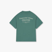 Croyez Mini Fraternité T-Shirt | Green/Off-White