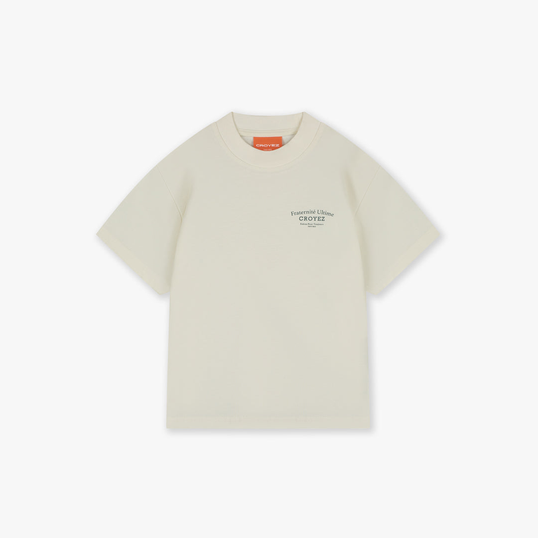  Croyez Mini Fraternité T-Shirt | Off-White/Green