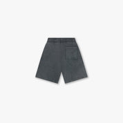 Croyez Mini Fraternité Shorts | Acid Wash/White