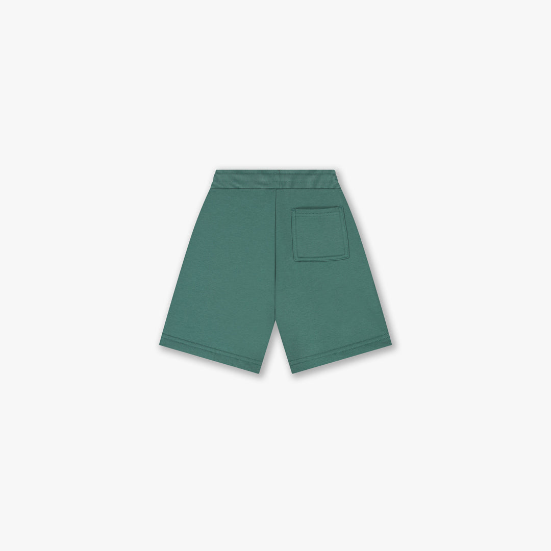 Croyez Mini Fraternité Shorts | Green/Off-White