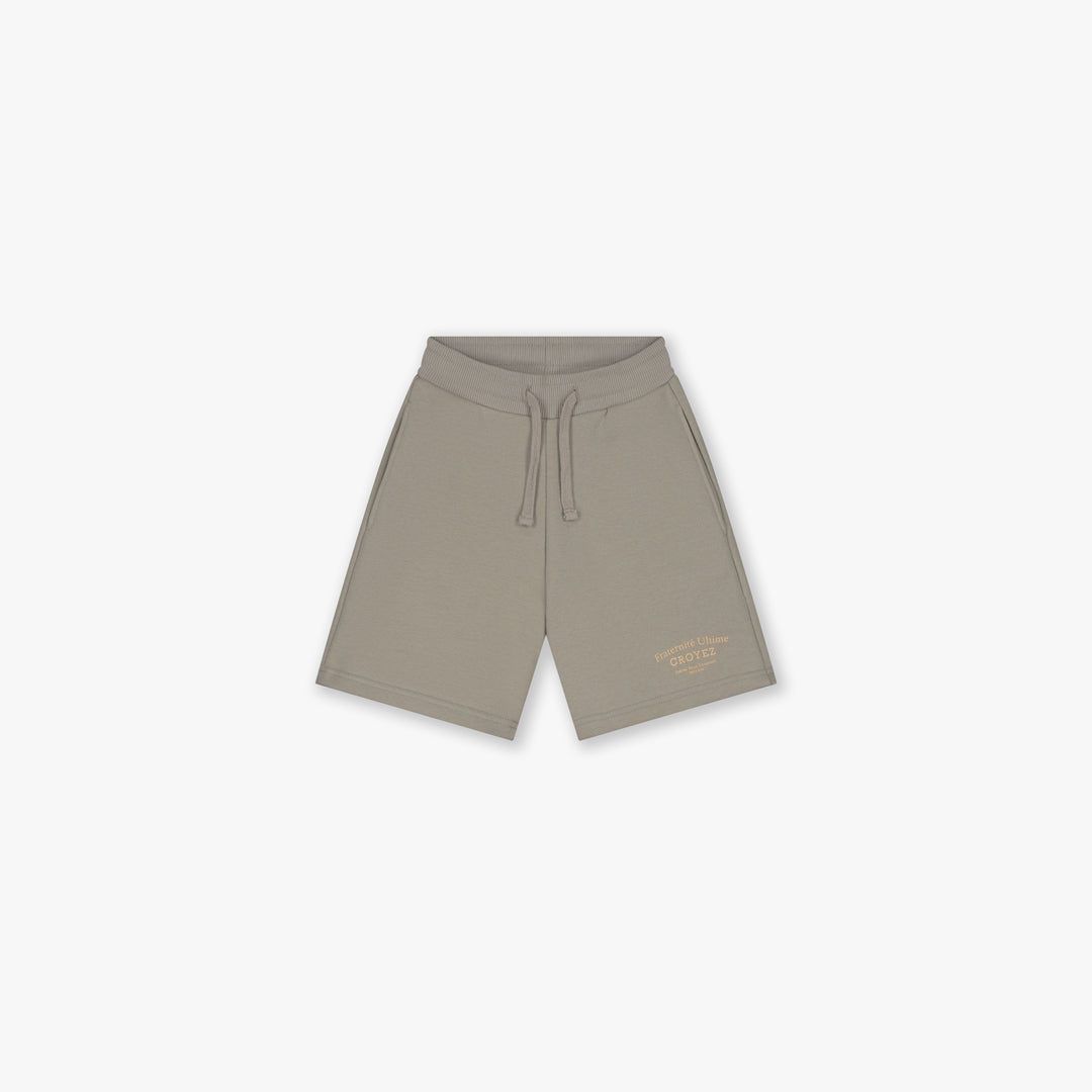 Croyez Mini Fraternité Shorts | Stone/Peach