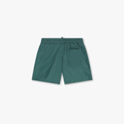 Croyez Mini Fraternité Swim Shorts | Green/Off-White
