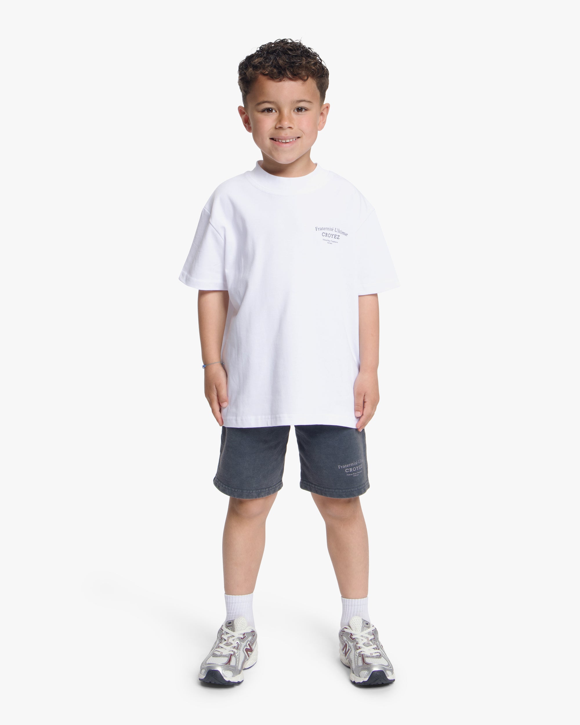 Croyez Mini Fraternité T-Shirt | White/Antra