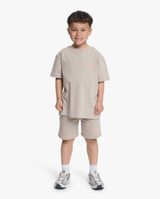 Croyez Mini Fraternité T-Shirt | Stone/Peach