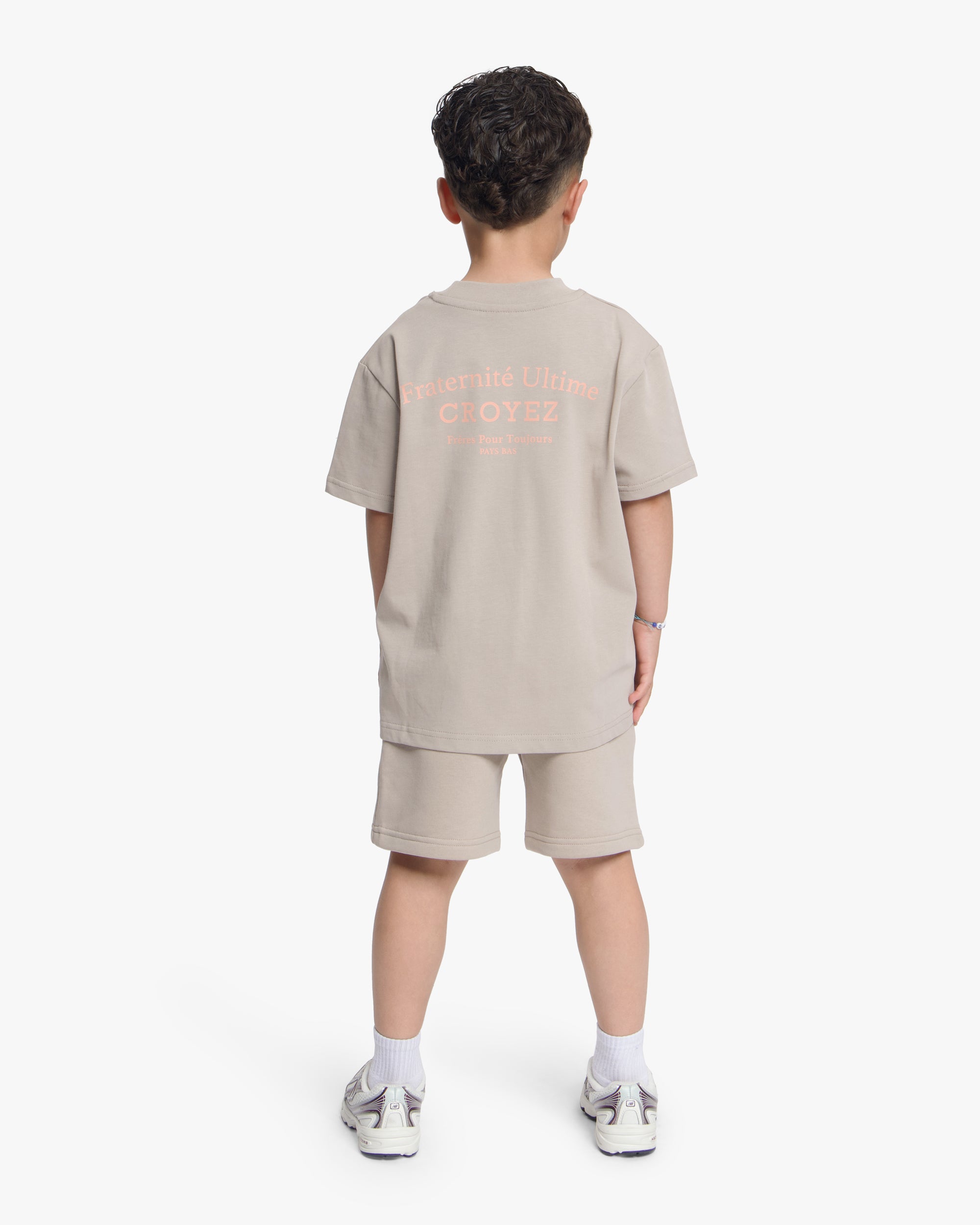 Croyez Mini Fraternité Shorts | Stone/Peach