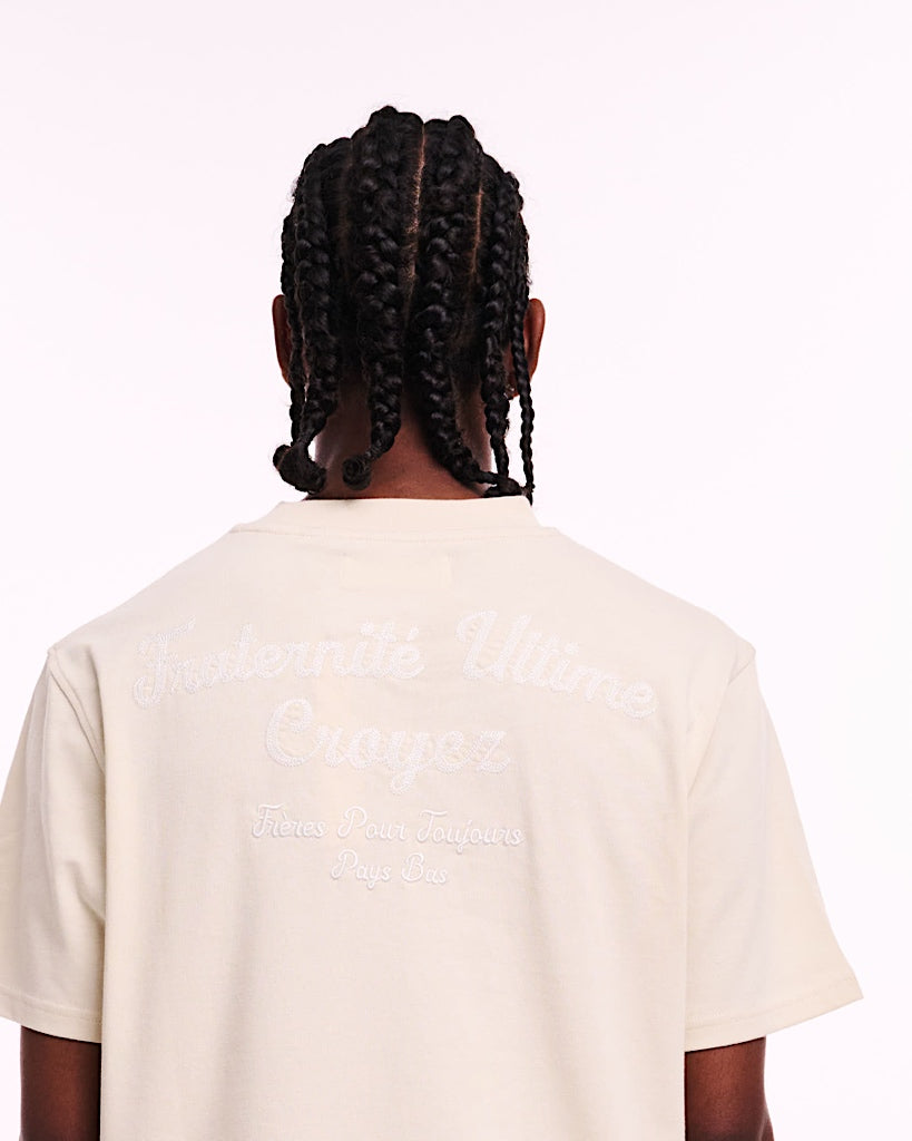 CROYEZ FRATERNITÉ T-SHIRT - BEIGE