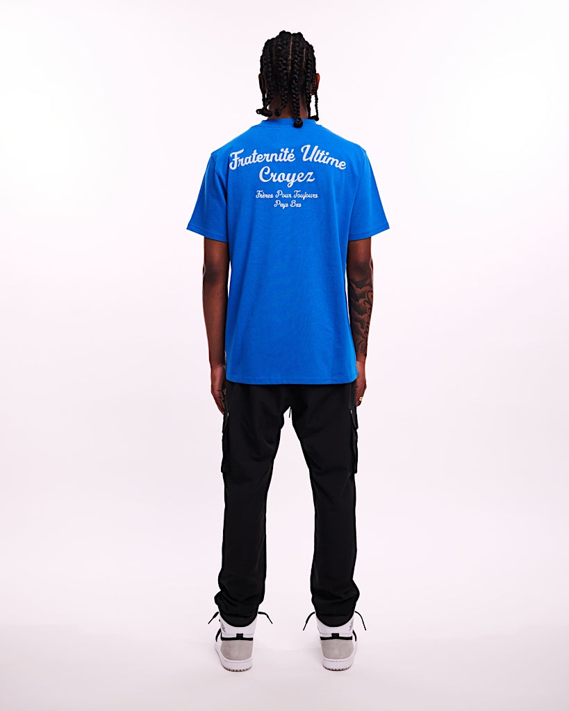 CROYEZ FRATERNITÉ T-SHIRT - COBALT BLUE