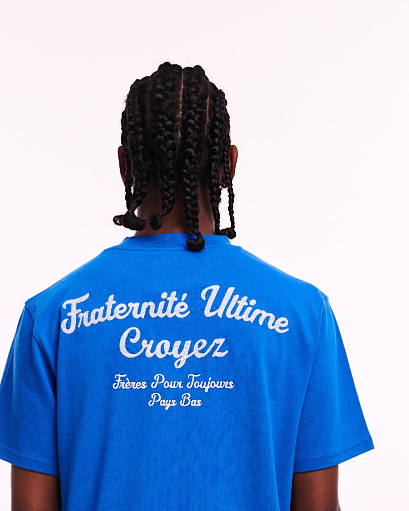 CROYEZ FRATERNITÉ T-SHIRT - COBALT BLUE