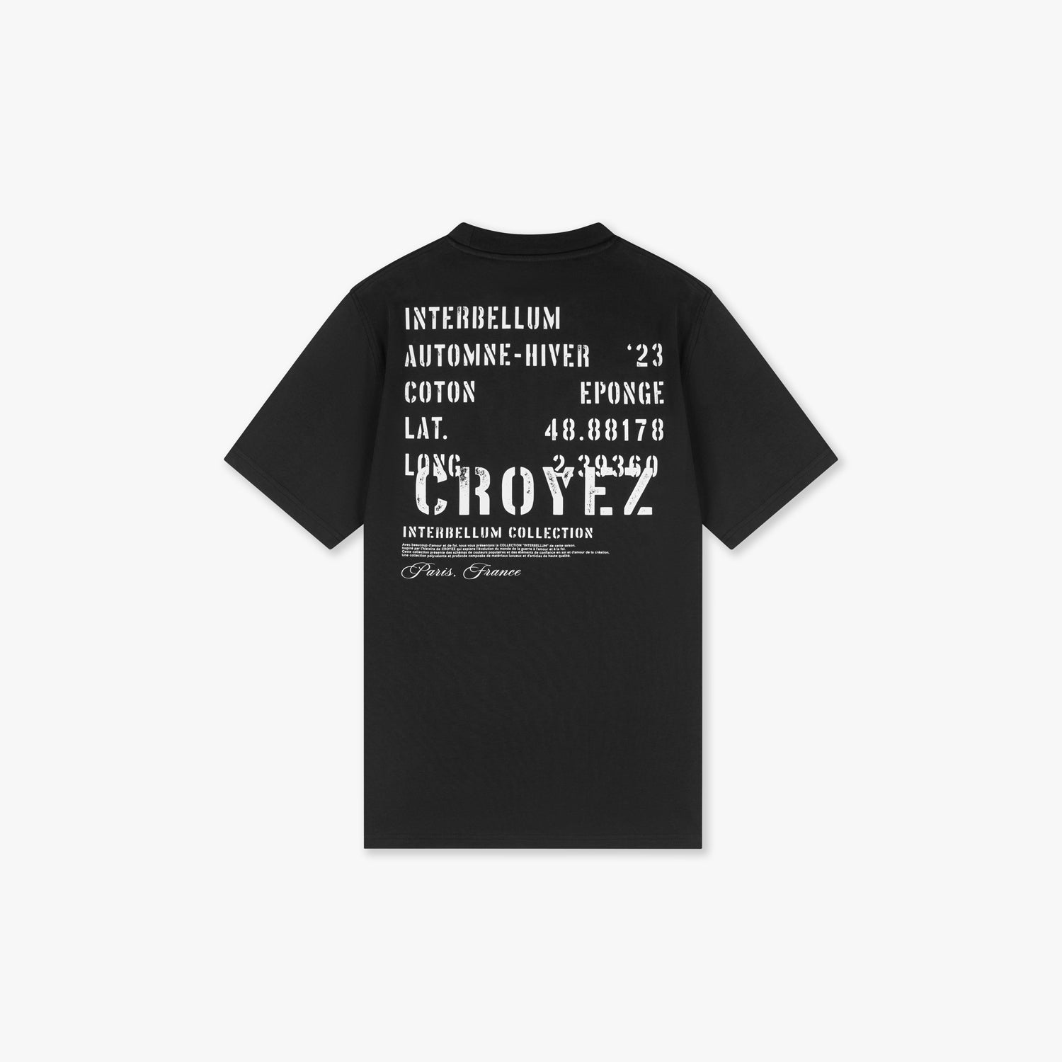 CROYEZ INTERBELLUM T-SHIRT - BLACK/PURPLE
