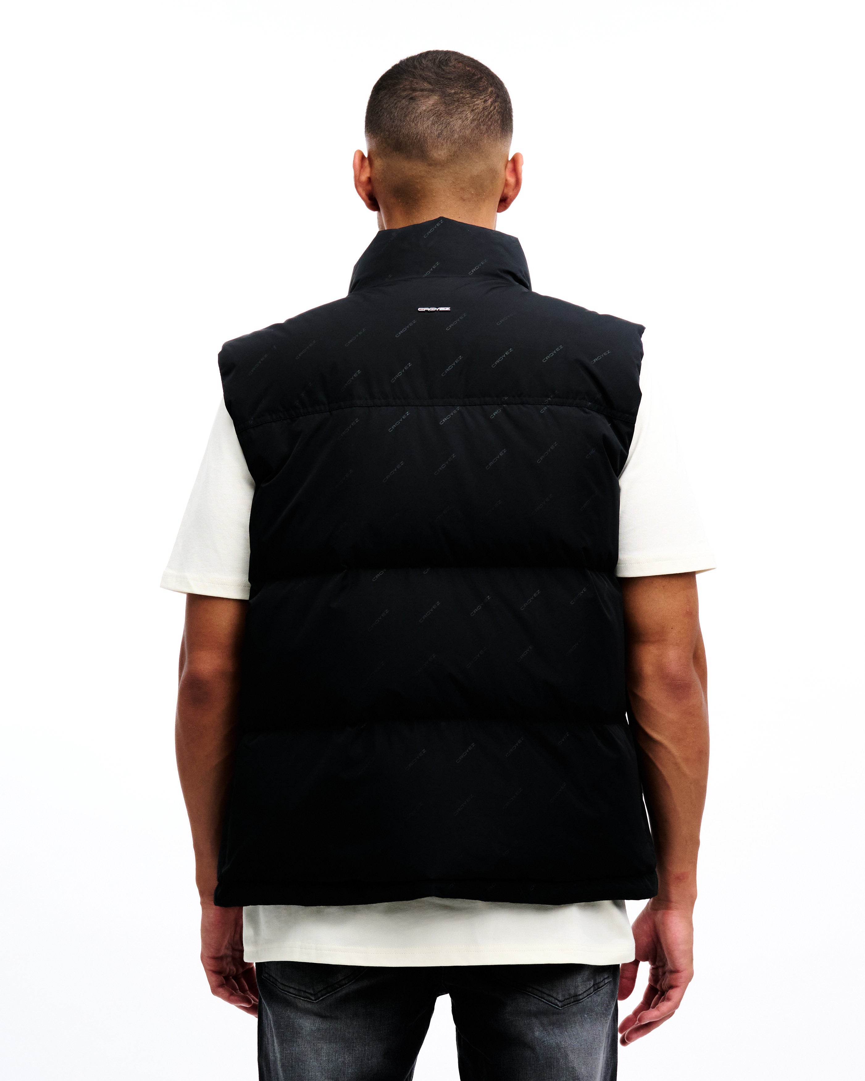 CROYEZ ALLOVER BODYWARMER | BLACK