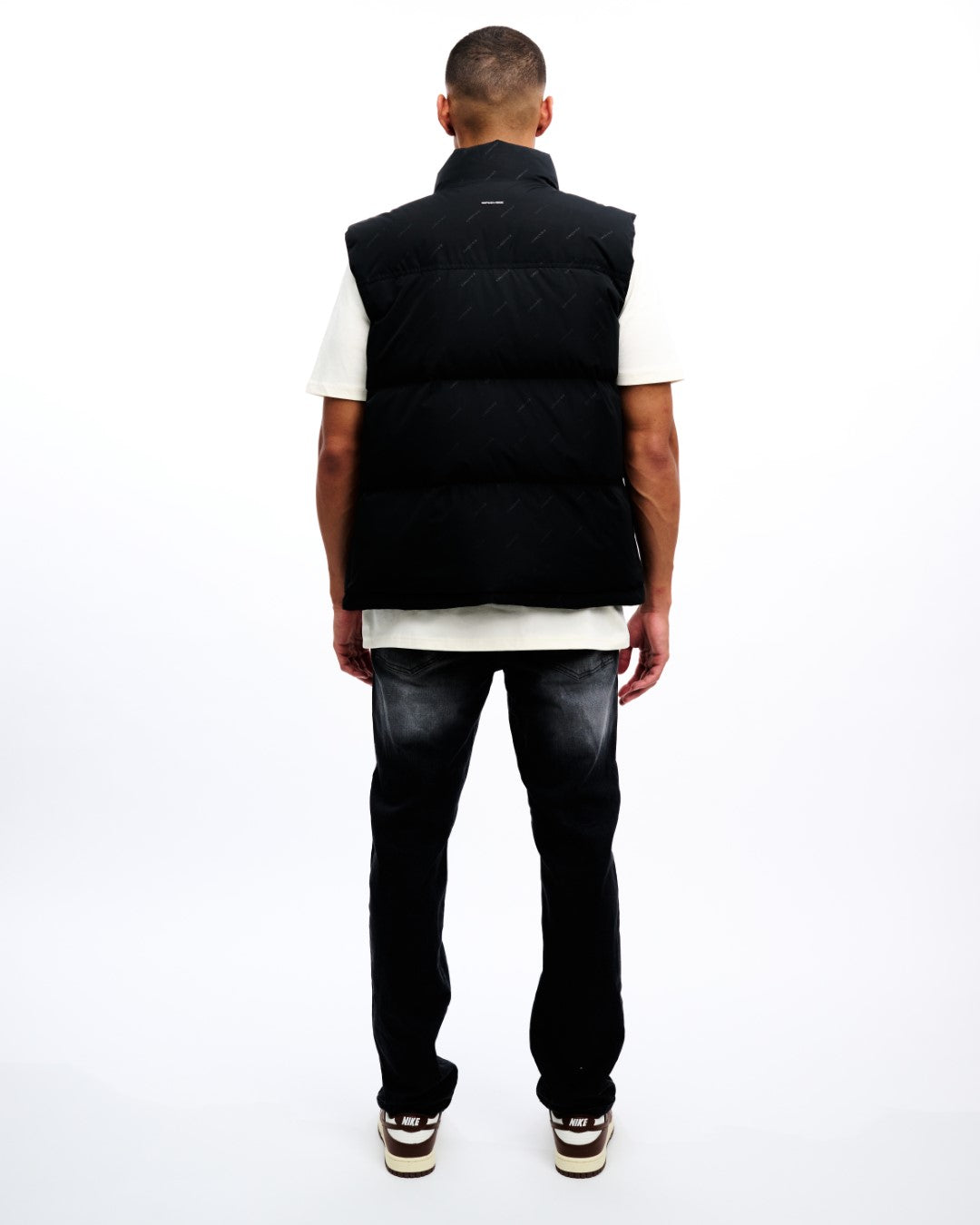 CROYEZ ALLOVER BODYWARMER | BLACK