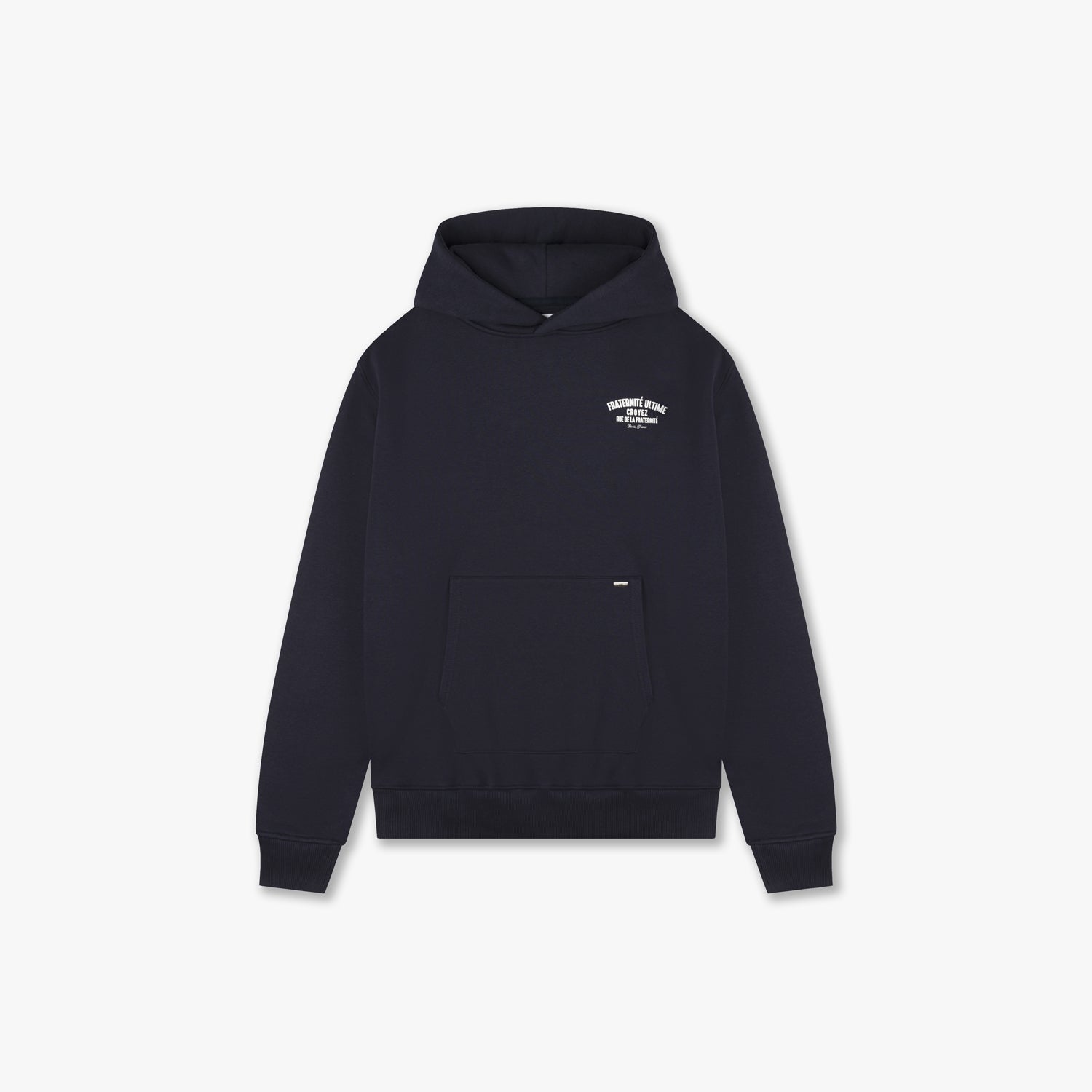 CR1-AW24-01-Croyez_Fraternite_Ultime_Hoodie-Navy_Front.jpg