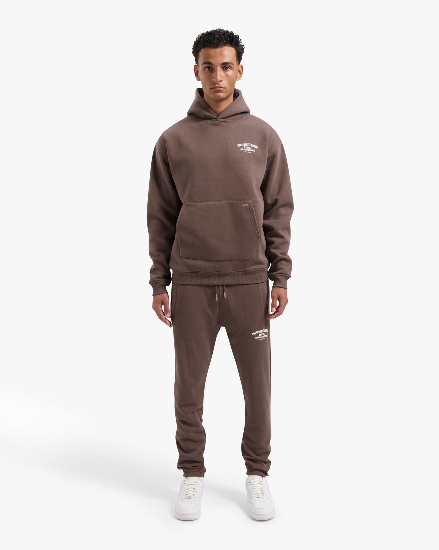 CROYEZ FRATERNITÉ ULTIME HOODIE - BROWN