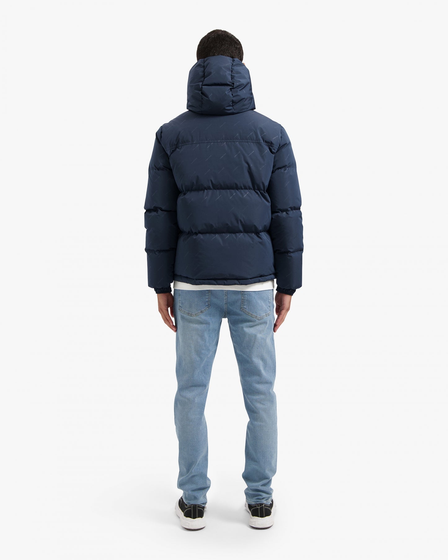 CROYEZ ALLOVER PUFFER JACKET - NAVY