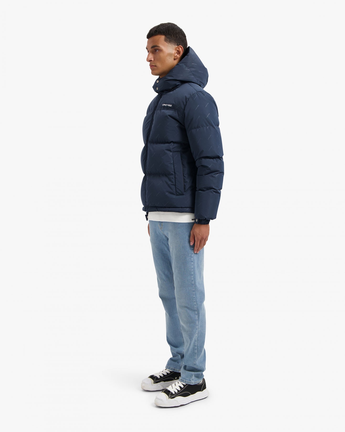 CROYEZ ALLOVER PUFFER JACKET - NAVY