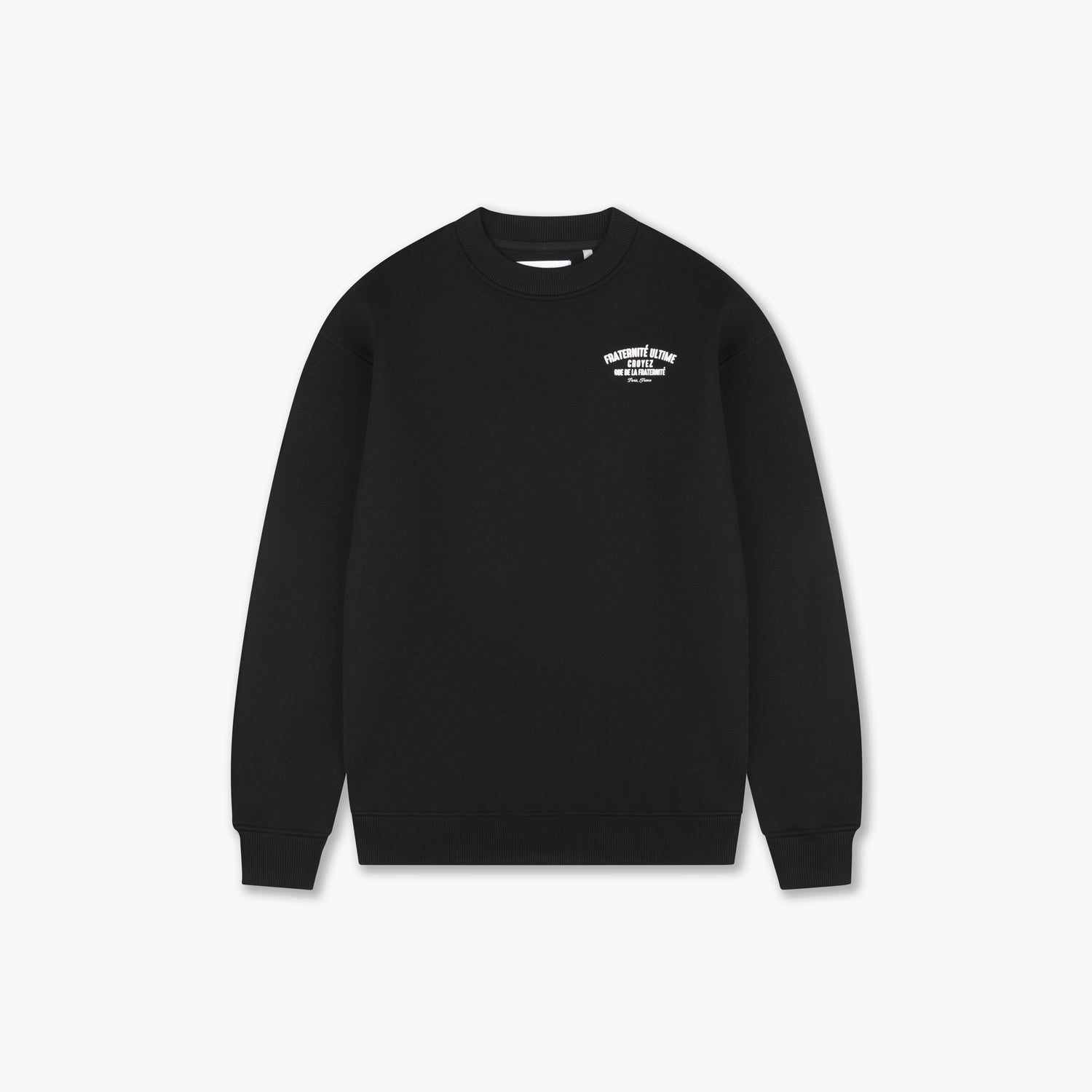 CROYEZ FRATERNITÉ ULTIME SWEATER - BLACK