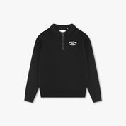 CROYEZ FRATERNITÉ ULTIME HALF ZIP SWEATER | BLACK