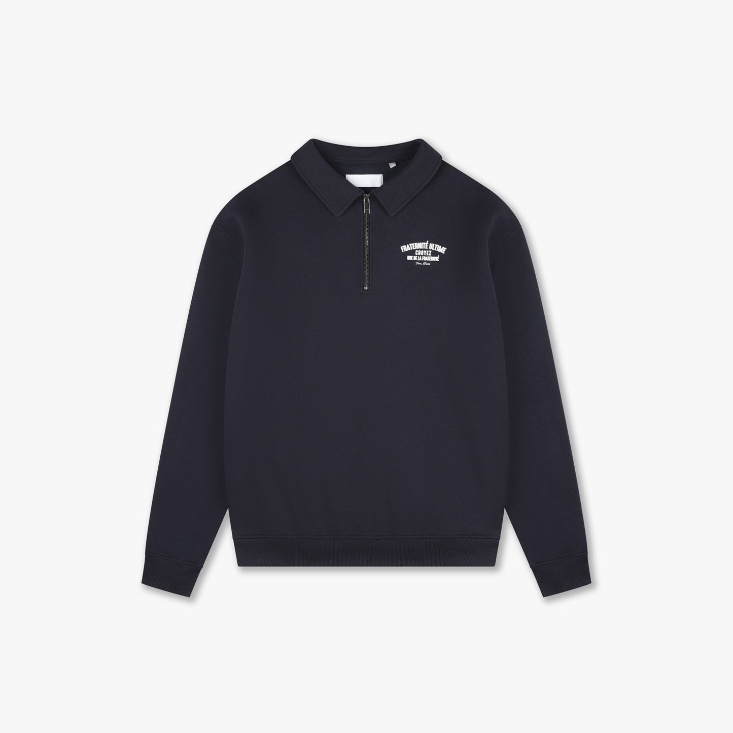 CROYEZ FRATERNITÉ ULTIME HALF ZIP SWEATER - NAVY