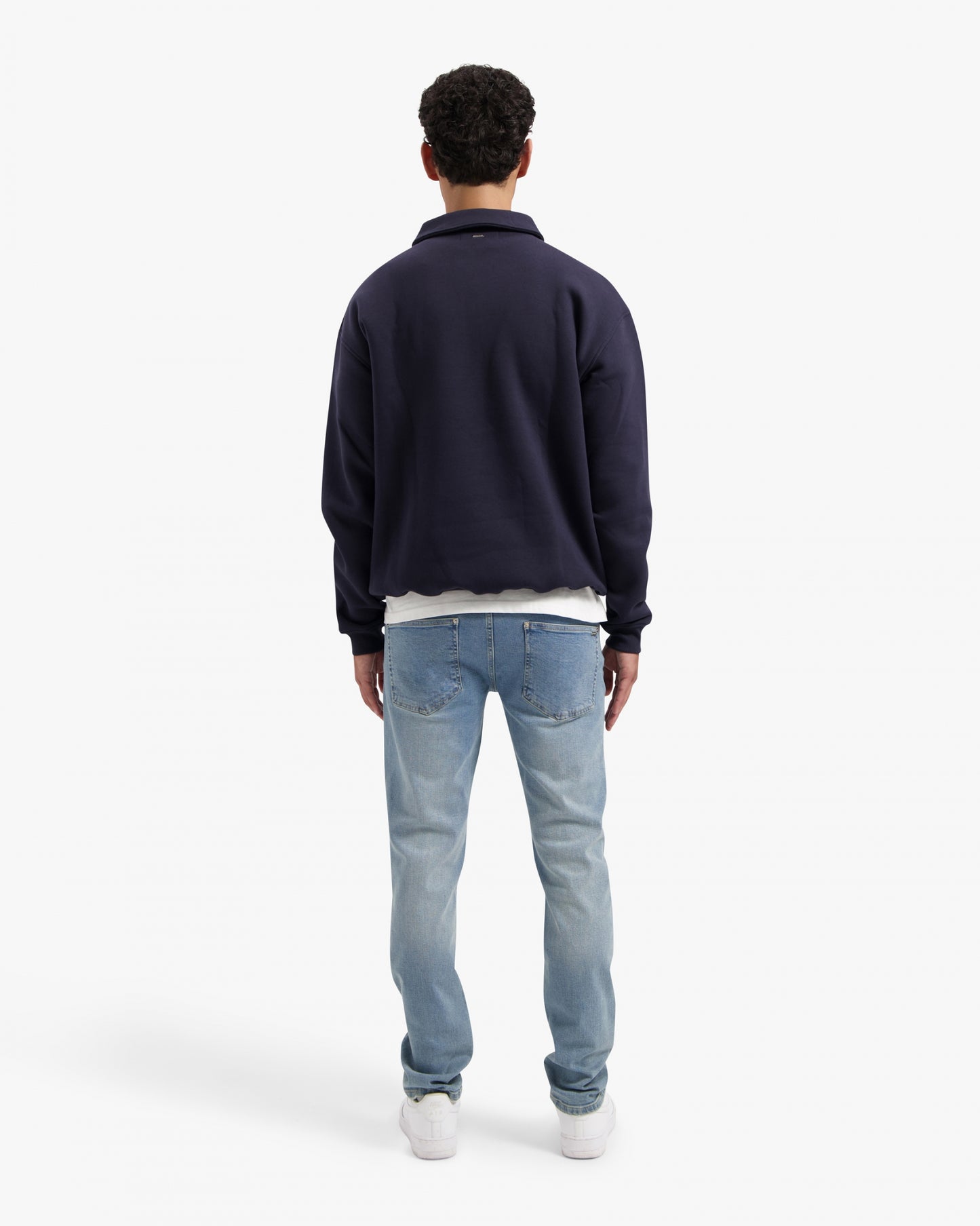 CROYEZ FRATERNITÉ ULTIME HALF ZIP SWEATER - NAVY