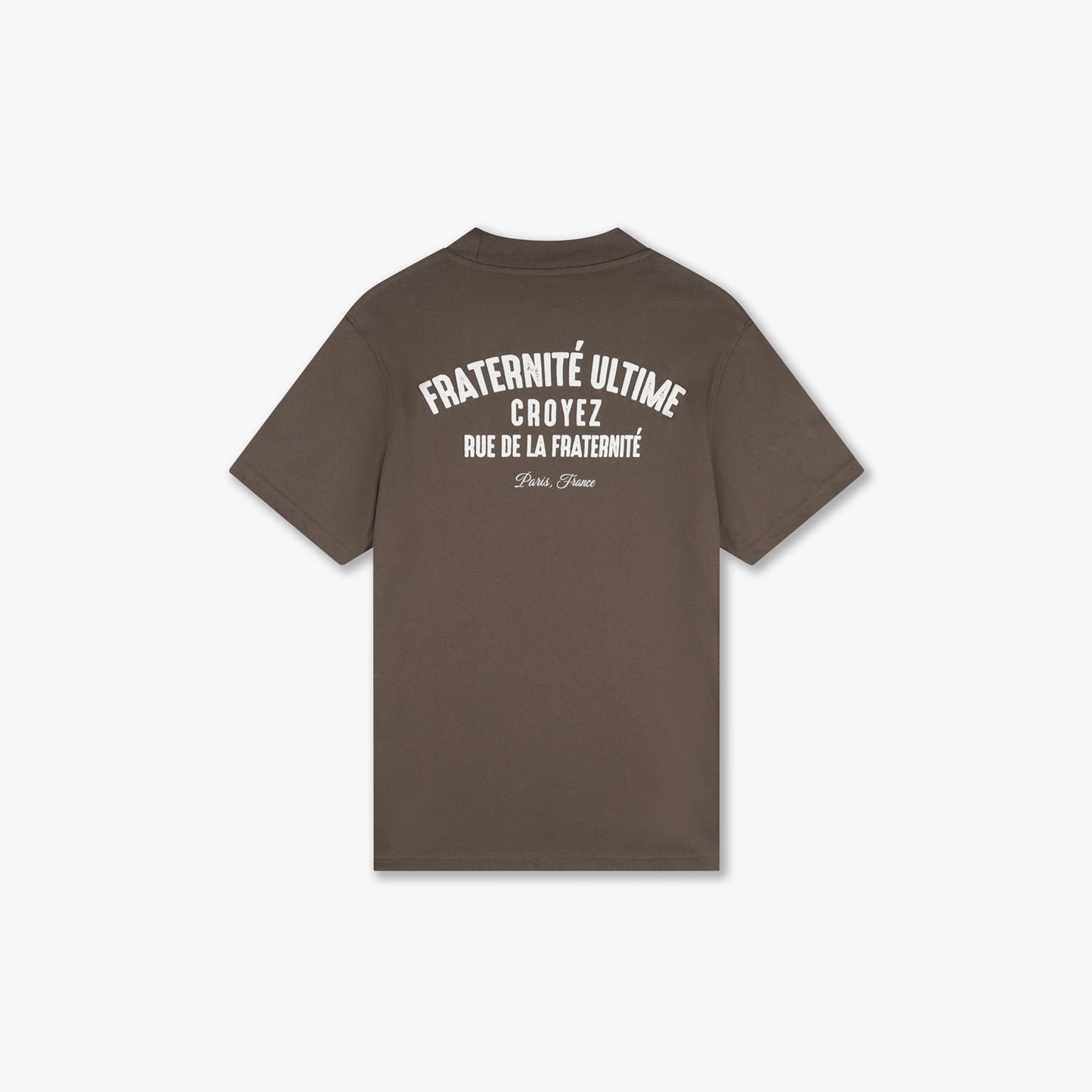 CROYEZ FRATERNITÉ ULTIME T-SHIRT - BROWN