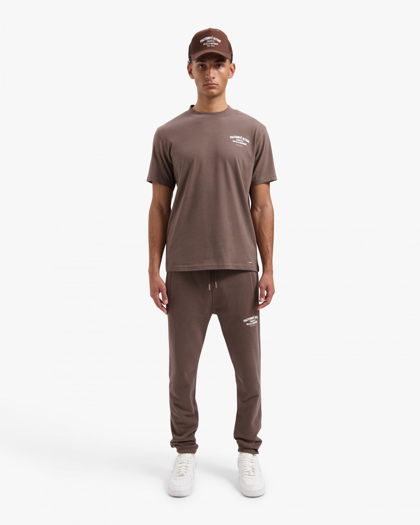 CROYEZ FRATERNITÉ ULTIME SWEATPANTS - BROWN