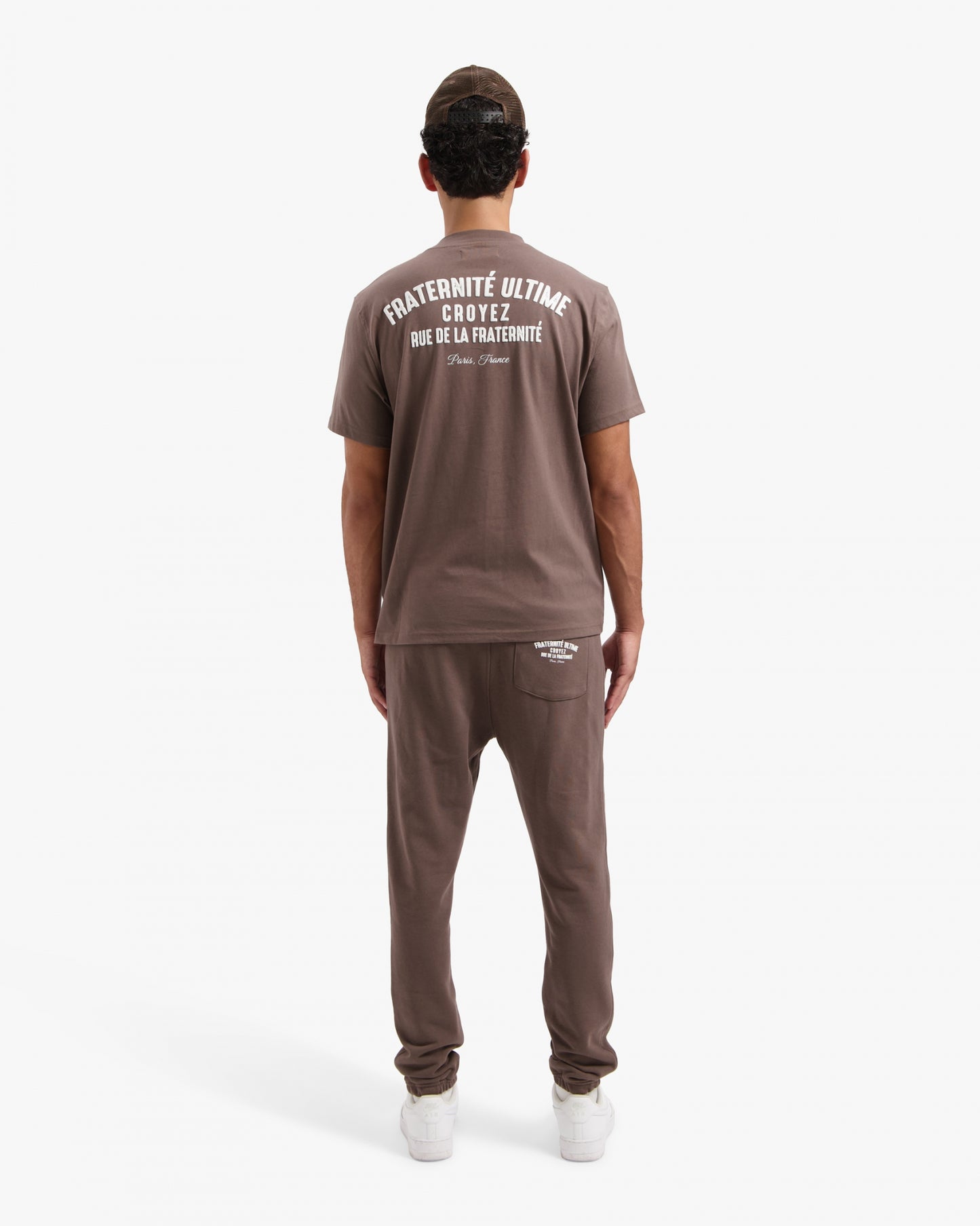 CROYEZ FRATERNITÉ ULTIME SWEATPANTS - BROWN