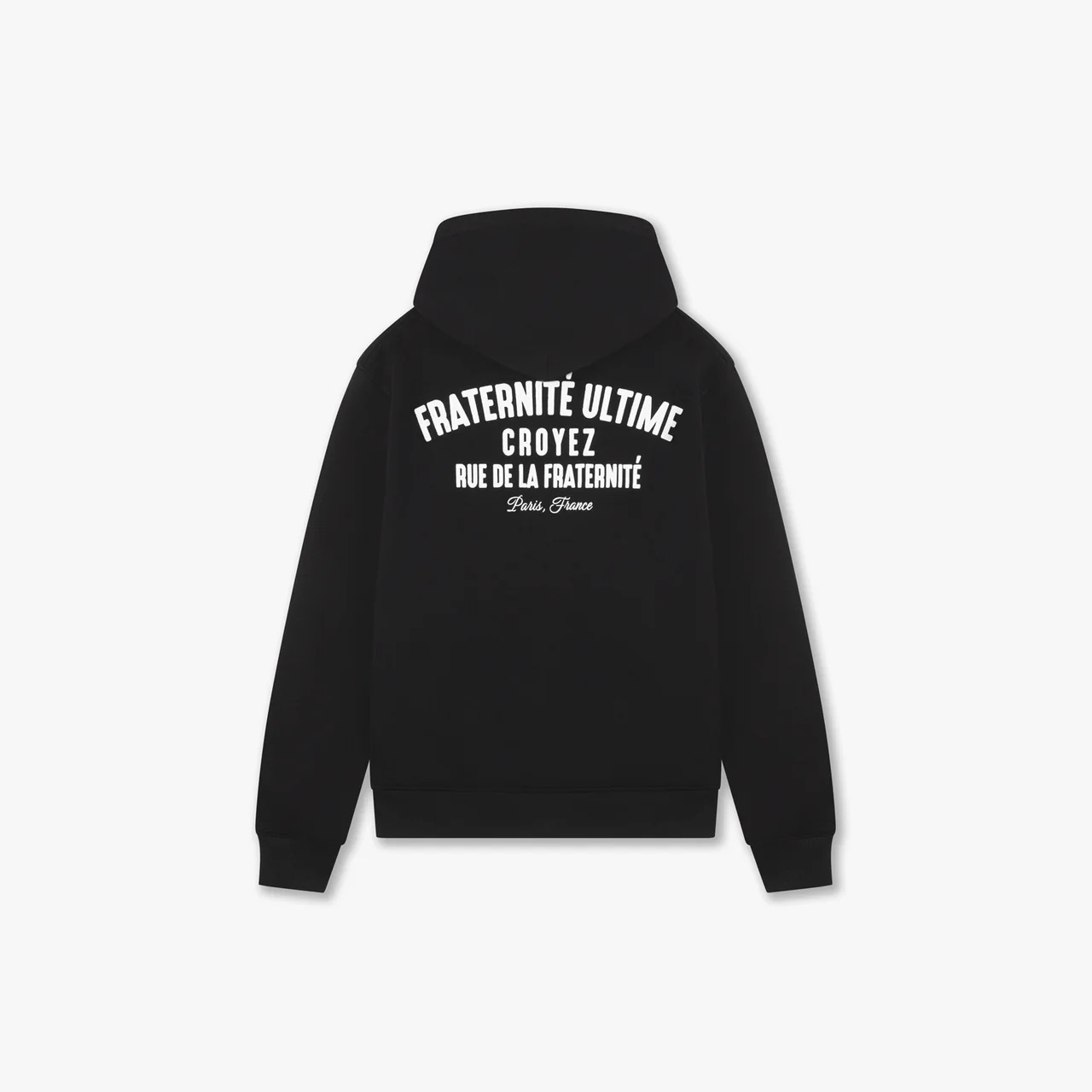 Croyez Fraternité Zip-Hoodie | Black