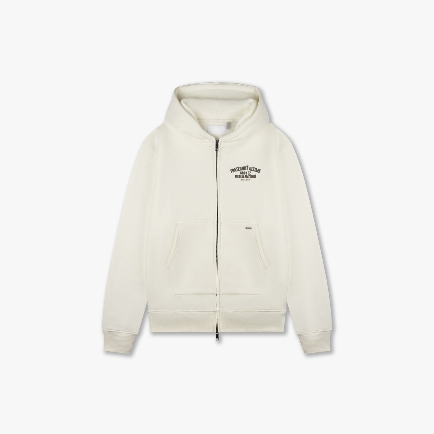  Croyez Fraternité Zip-Hoodie | Off-white