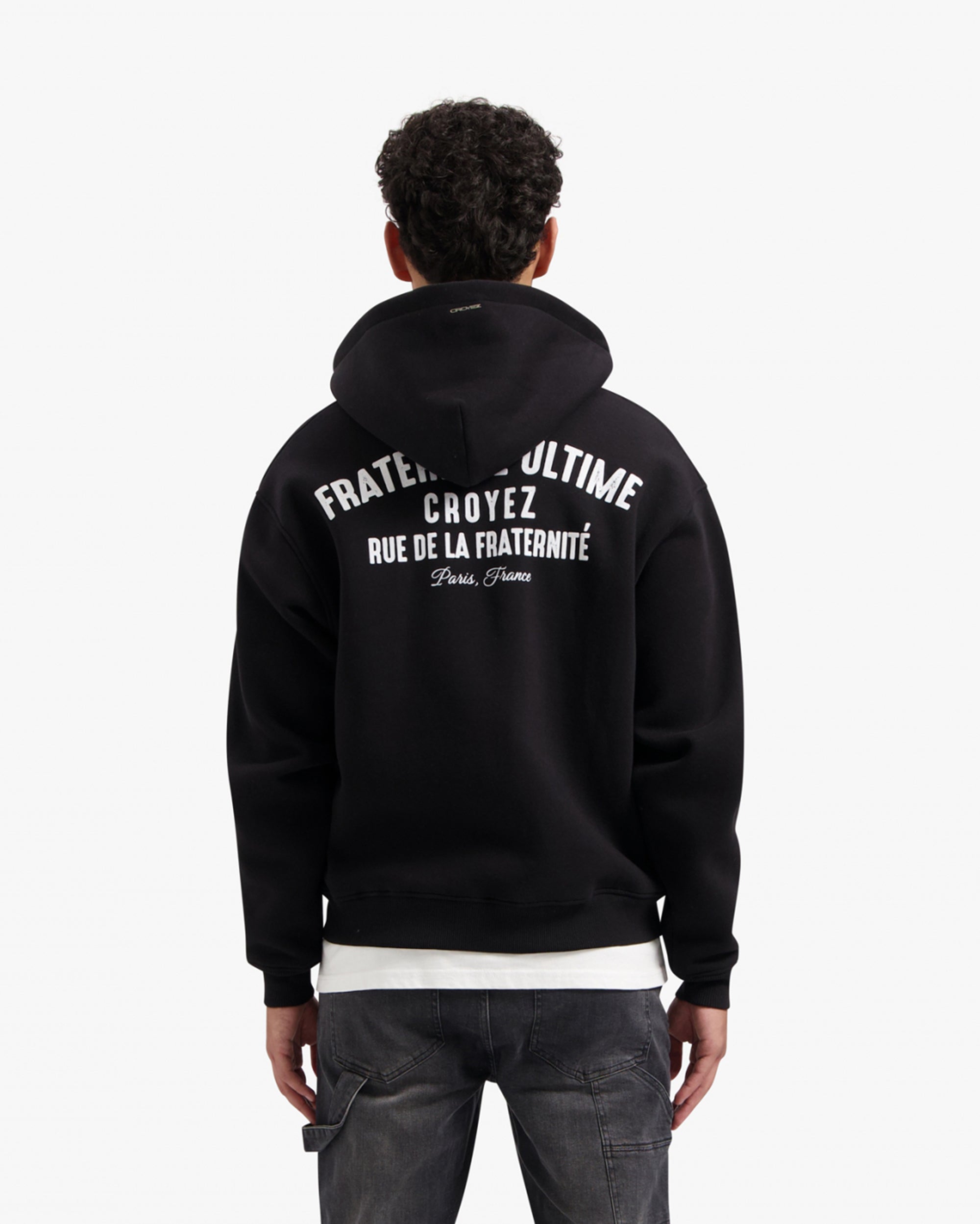 Croyez Fraternité Zip-Hoodie | Black