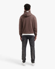 CROYEZ HEAVYWEIGHT FRATERNITÉ HOODIE | BROWN