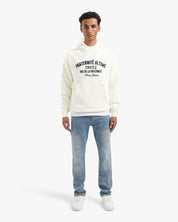 CROYEZ HEAVYWEIGHT FRATERNITÉ HOODIE | CREAM/NAVY