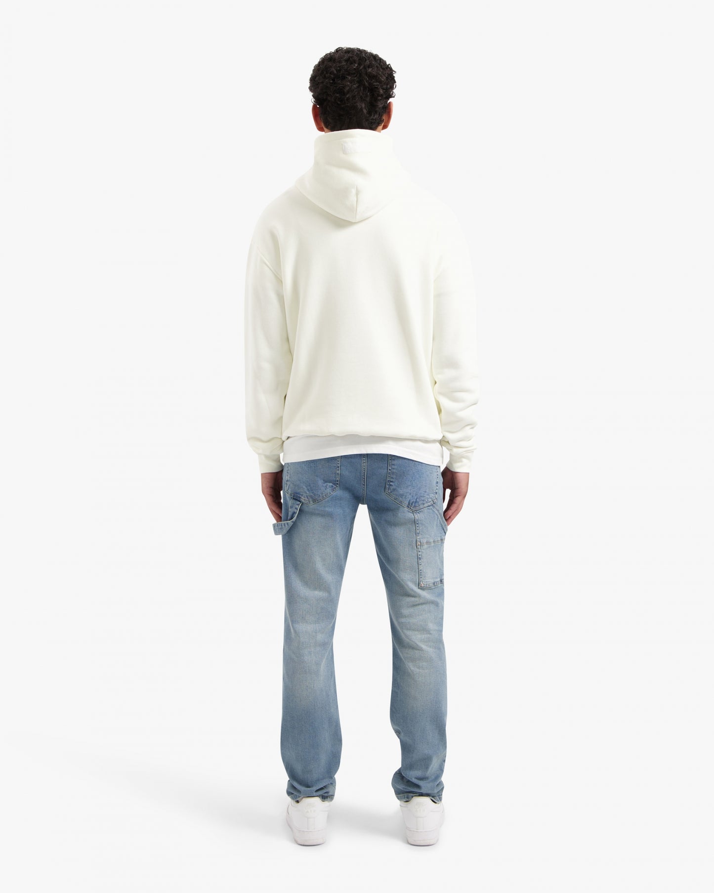 CROYEZ HEAVYWEIGHT FRATERNITÉ HOODIE - CREAM/NAVY