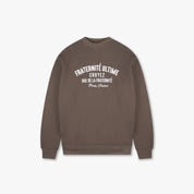 CROYEZ HEAVYWEIGHT FRATERNITÉ SWEATER | BROWN
