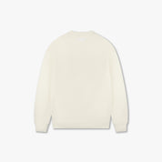 CROYEZ HEAVYWEIGHT FRATERNITÉ SWEATER | CREAM/NAVY