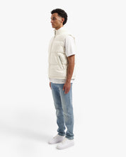 CROYEZ ALLOVER BODYWARMER | CREAM