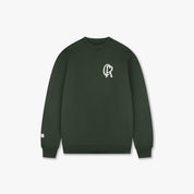 CROYEZ INITIAL SWEATER | DARK GREEN