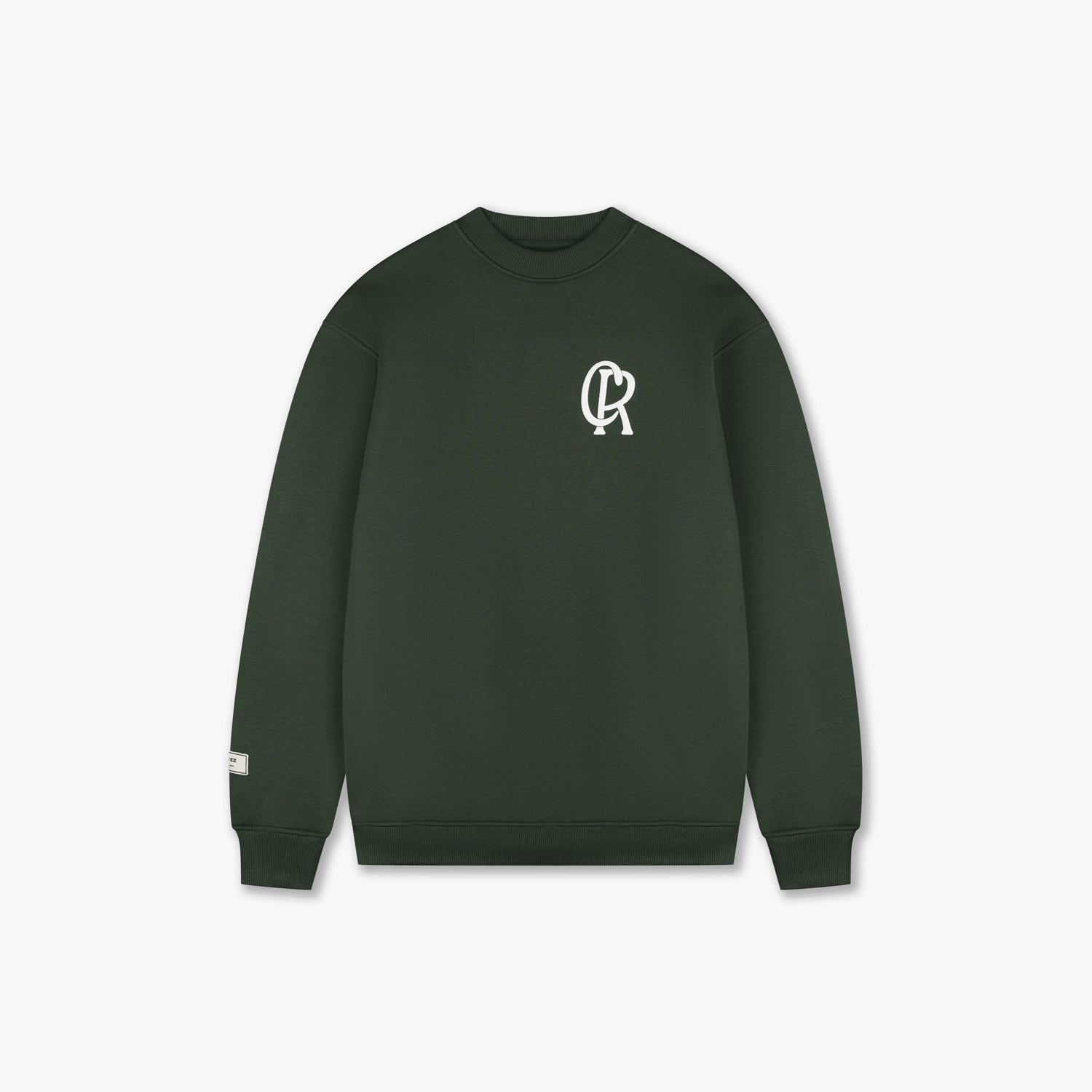 CR1-AW24-23-Croyez_Initial_Sweater-Dark_Green_Front.jpg
