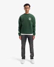 CROYEZ INITIAL SWEATER | DARK GREEN