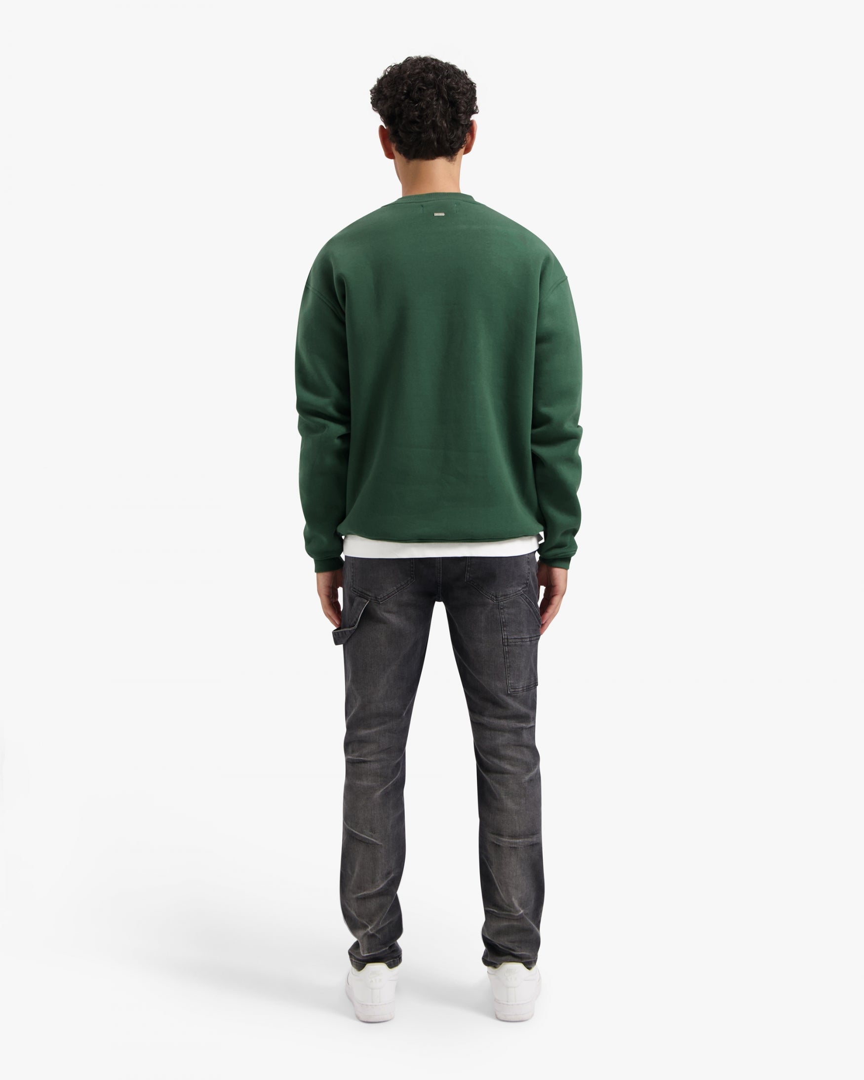 CROYEZ INITIAL SWEATER | DARK GREEN