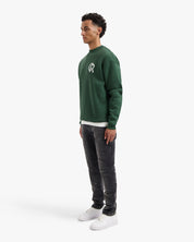 CROYEZ INITIAL SWEATER | DARK GREEN