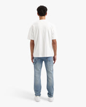 CROYEZ INITIAL T-SHIRT | WHITE/NAVY