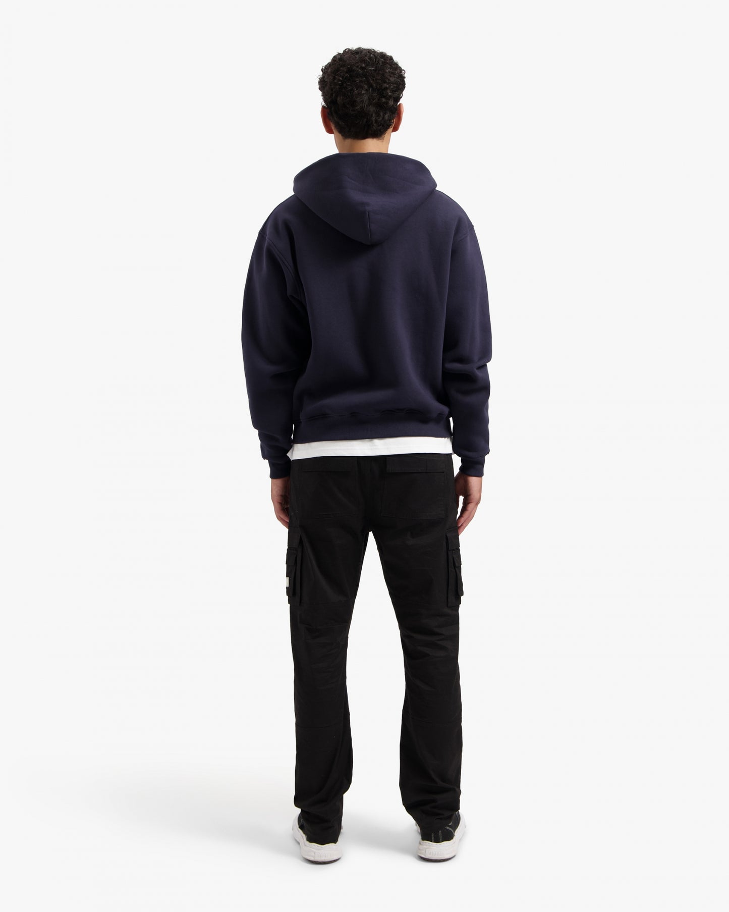 CROYEZ BASIC ZIP HOODIE - NAVY