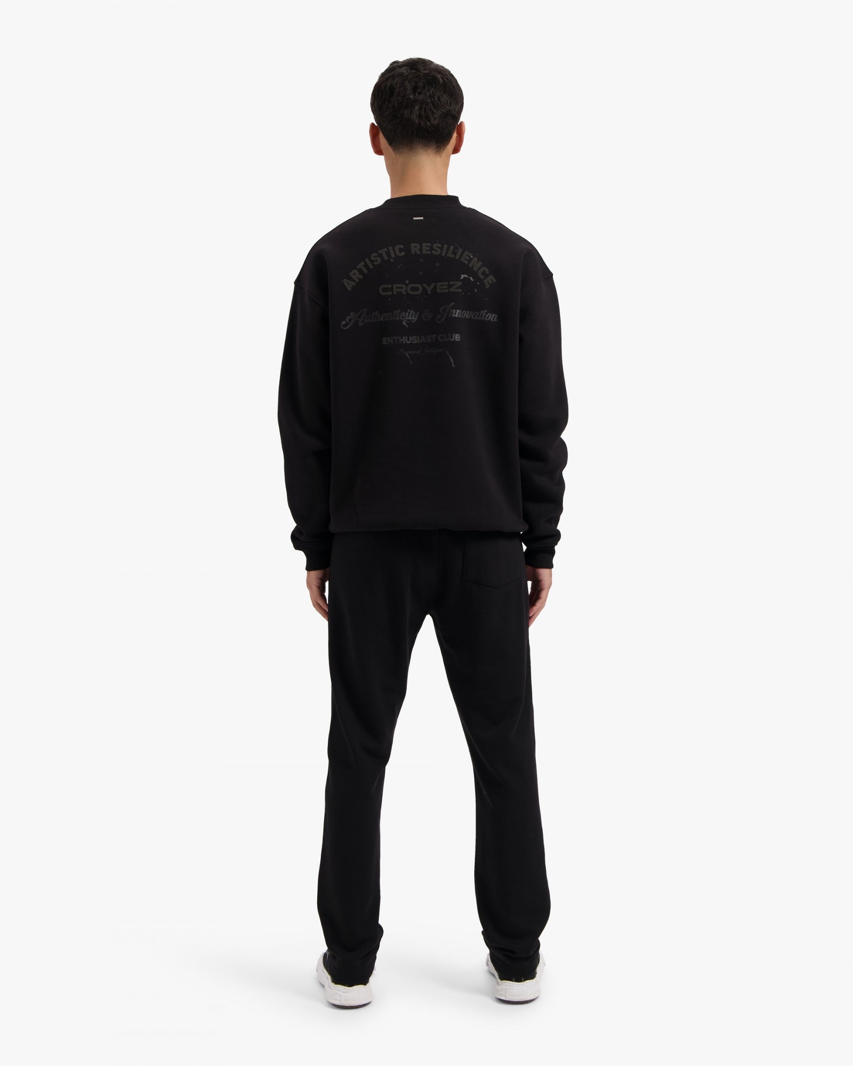CROYEZ ENTHUSIAST CLUB TRACKSUIT | BLACK - Croyez