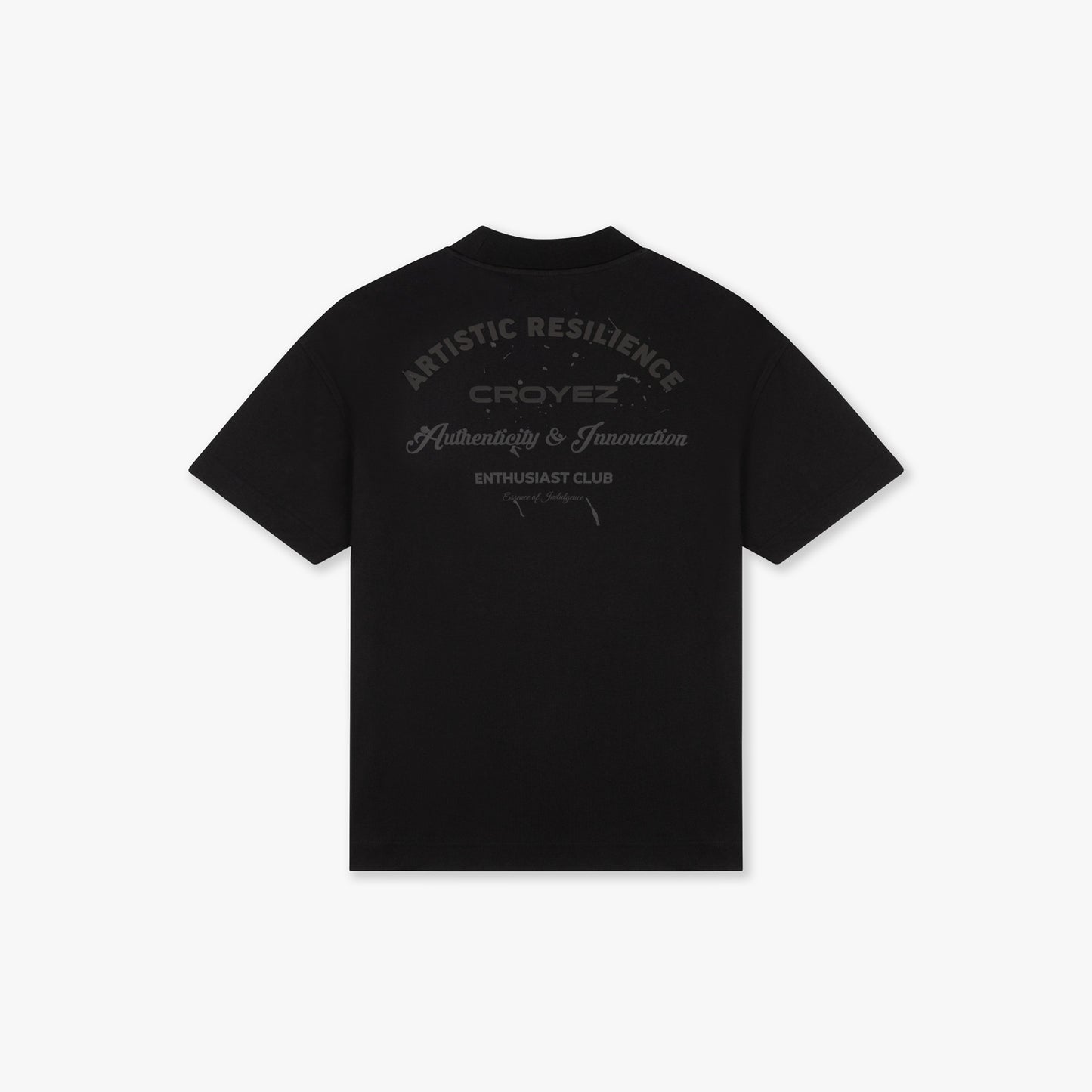 CROYEZ ENTHUSIAST CLUB T-SHIRT - BLACK