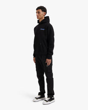 CROYEZ FRÈRES HOODIE | BLACK/COBALT