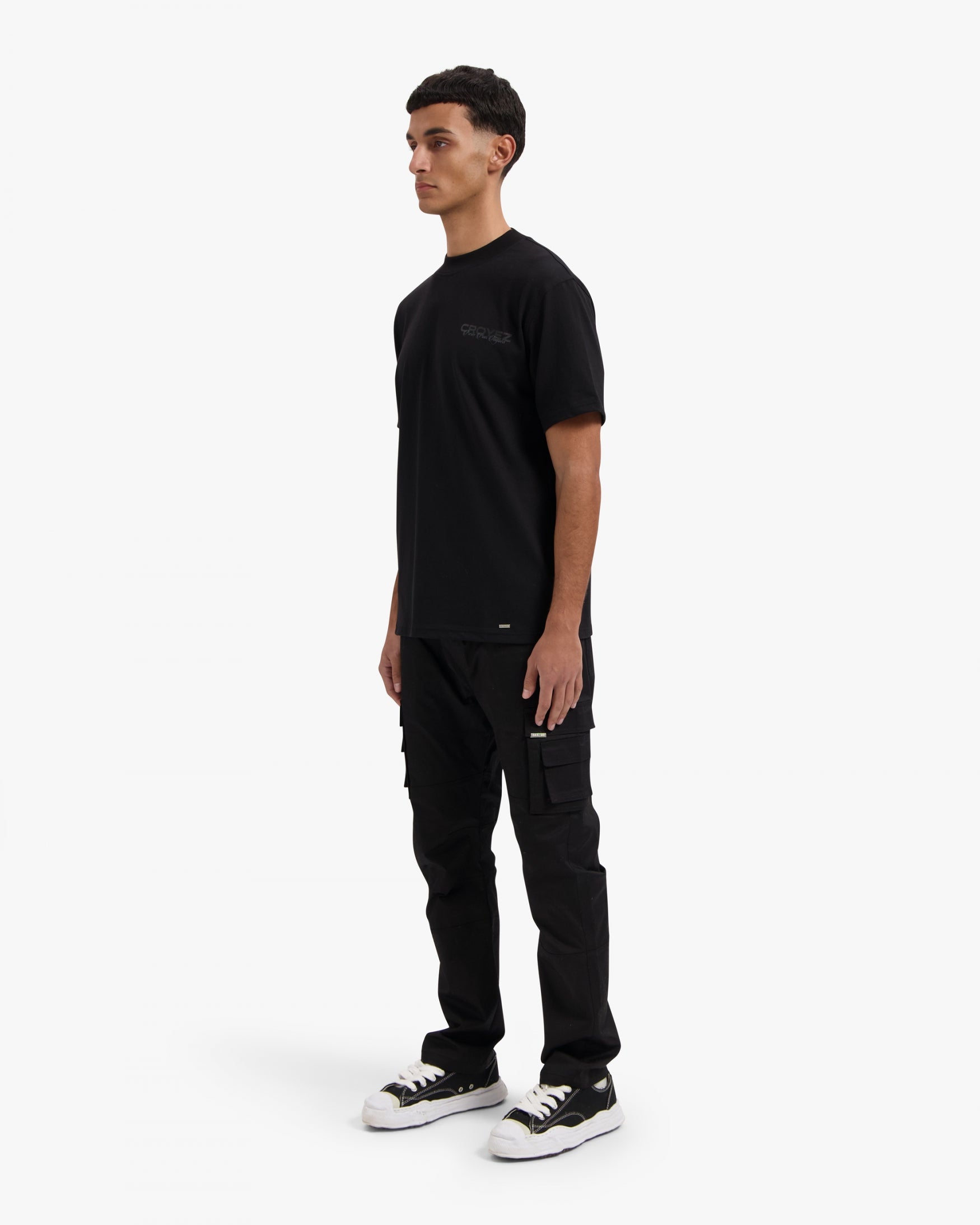 CROYEZ FRÈRES T-SHIRT | BLACK/BLACK