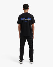 CROYEZ FRÈRES T-SHIRT | BLACK/COBALT